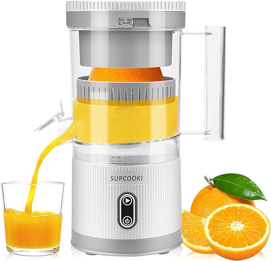 Rechargeable Juicer Machine with USB Cable and Cleaning Brush