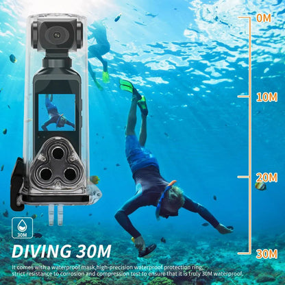 Ultra HD Pocket Action Camera - 270° Rotatable Vlog Wifi Mini Sports Cam Waterproof Case Helmet Travel Bicycle Driver Recorder