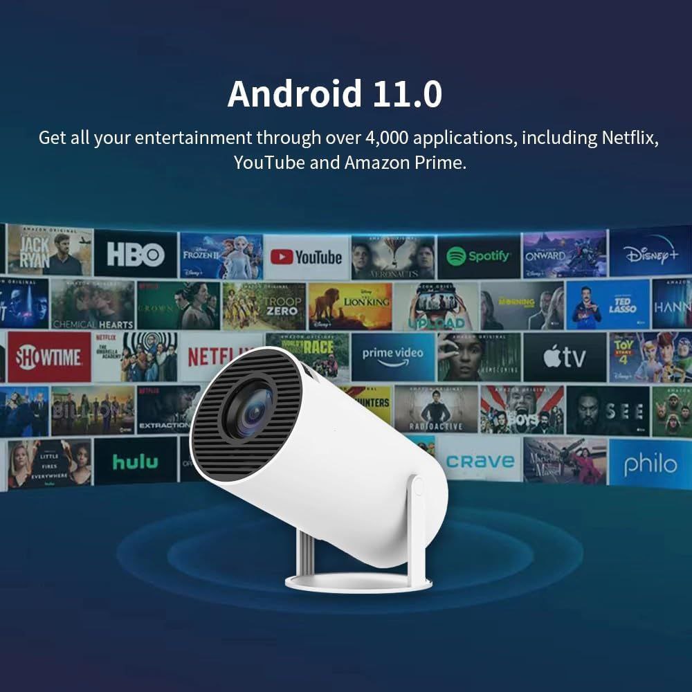 ANDROID 5G WIFI HOME PROJECTOR 4k